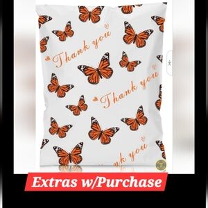 🦋LAST ONE -20ct. 10x13 Polymailers, Bonus, Randon Thank You Cards/Stickers